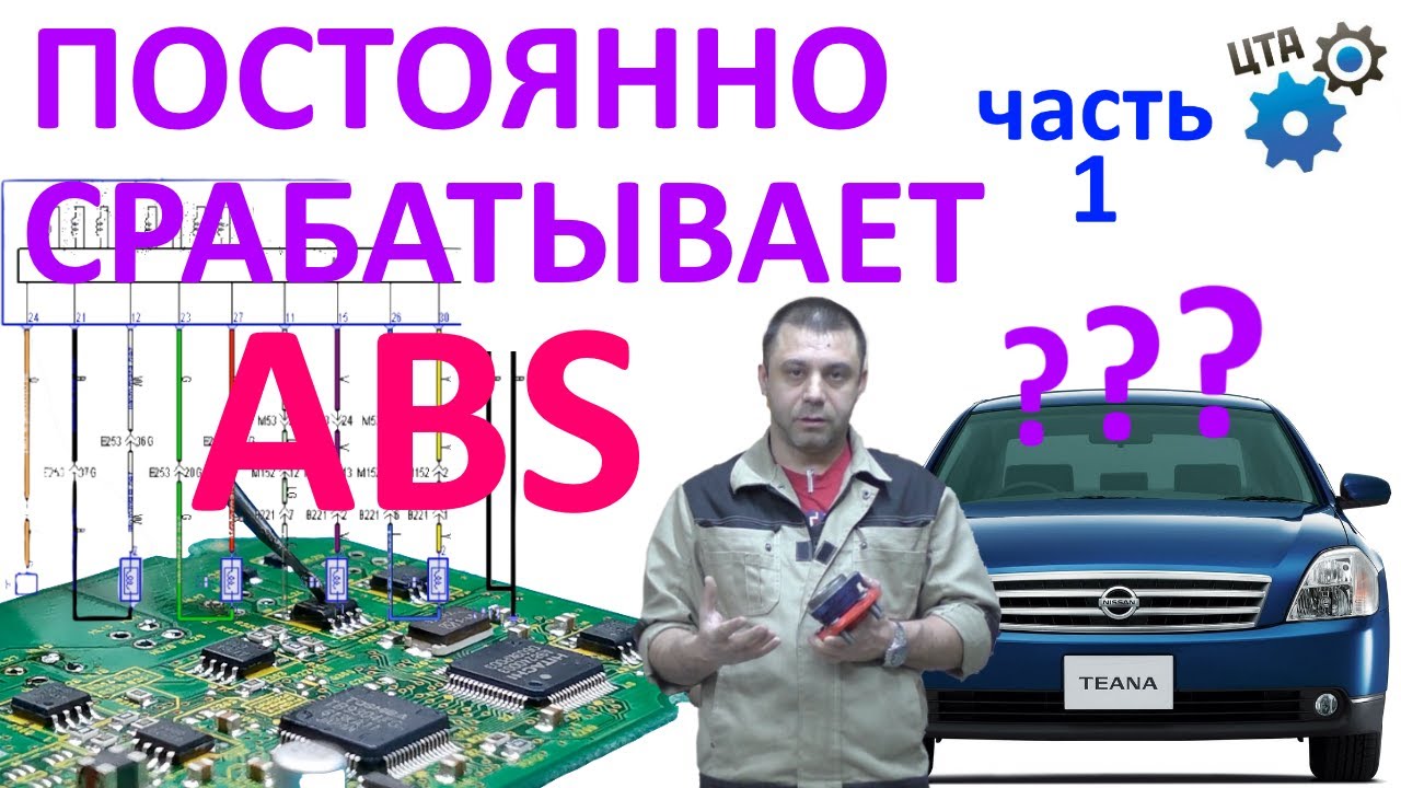 Основные причины неисправности ABS