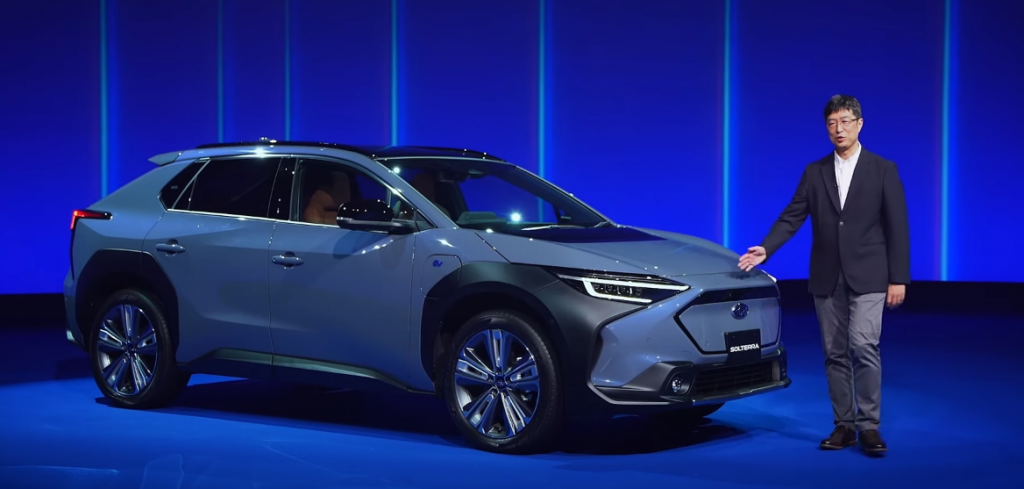 Subaru Solterra 2023 года: первая электрическая модель от японского производителя