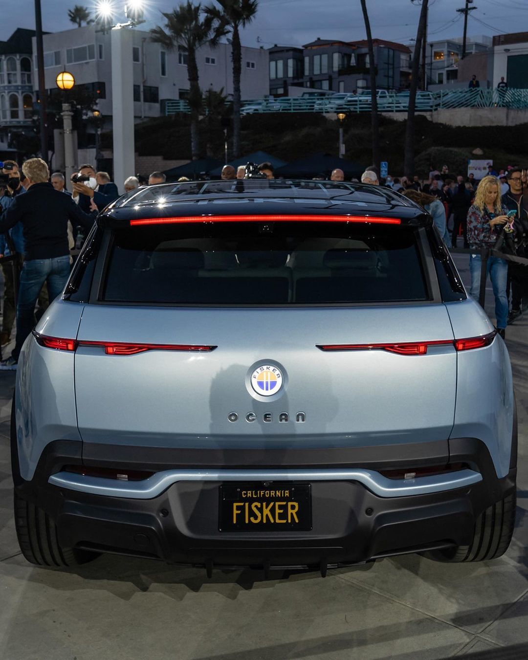 Презентация Fisker Ocean EV на автосалоне в Лос-Анджелесе