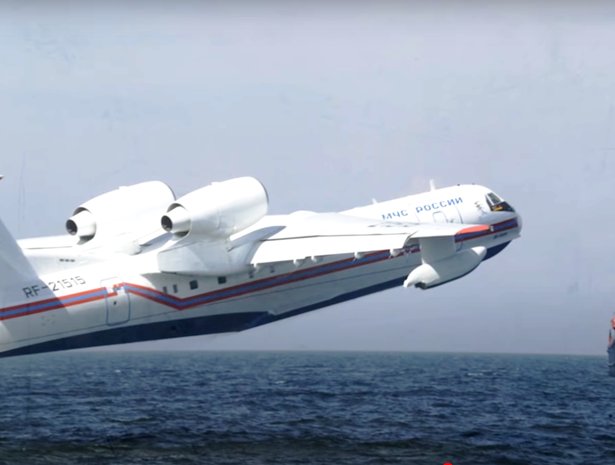 Бе-200, пожарный самолет
