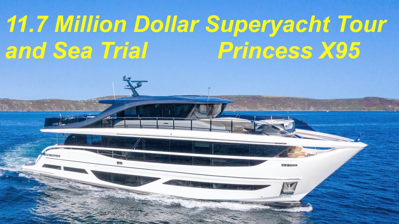 Осмотрите самые крутые места на борту Princess X95