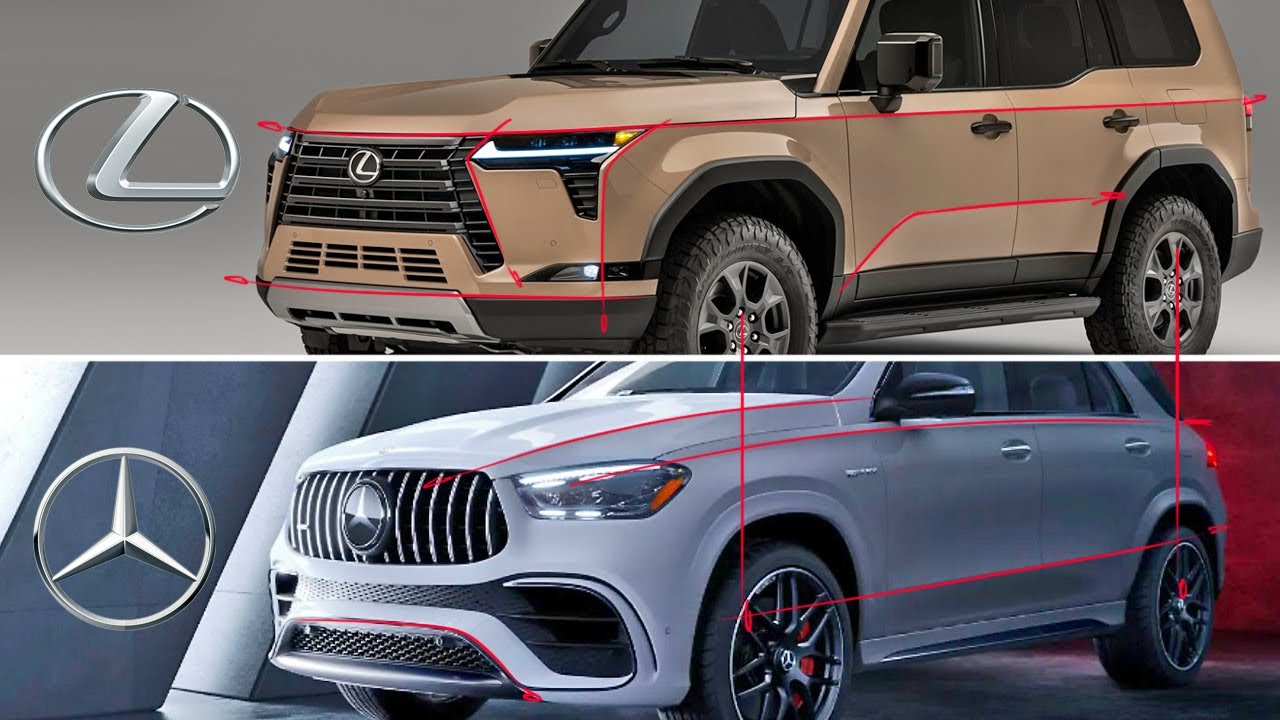 Интерьер и комфорт в Lexus GX и Mercedes-Benz GLE