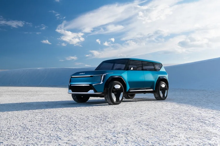 Появление электрического внедорожника Kia EV9