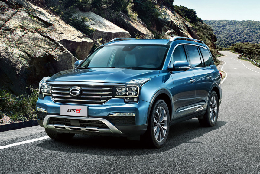 Новый автомобиль GAC GS8 представлен в России