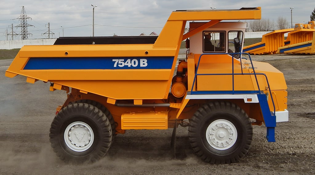 БелАЗ-7540: карьерный гигант в миниатюре