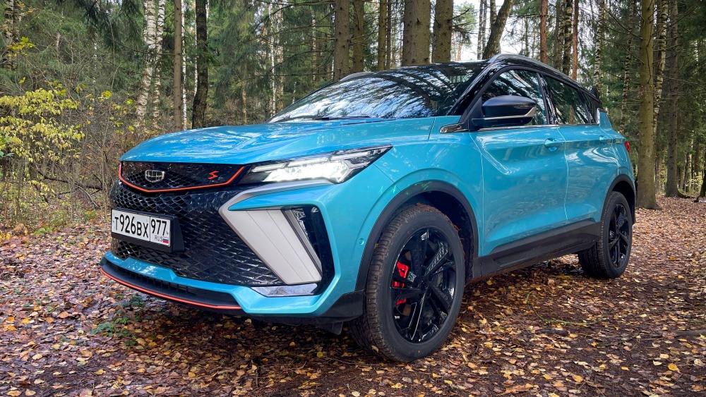 Geely Coolray: современный дизайн и передовые технологии