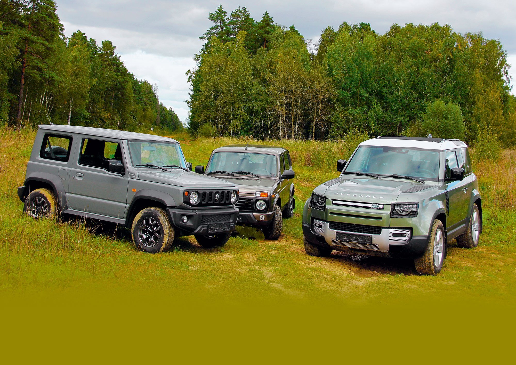 Сравнение Niva Legend и Suzuki Jimny