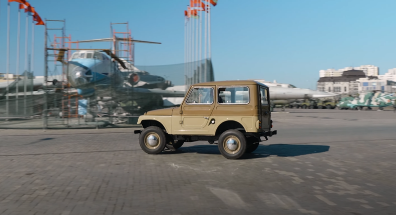 Нива на опоре Москвича-416