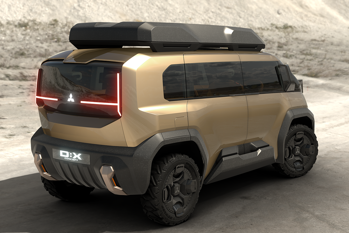 Подробности о внешности D:X от Mitsubishi