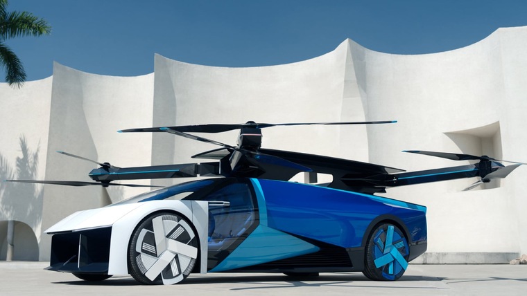 Летающий автомобиль Xpeng AeroHT представлен на рынке
